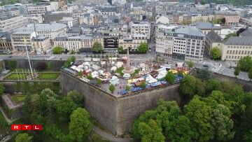Den Oktave-Mäertchen 2023 ronderëm d'Gëlle Fra.