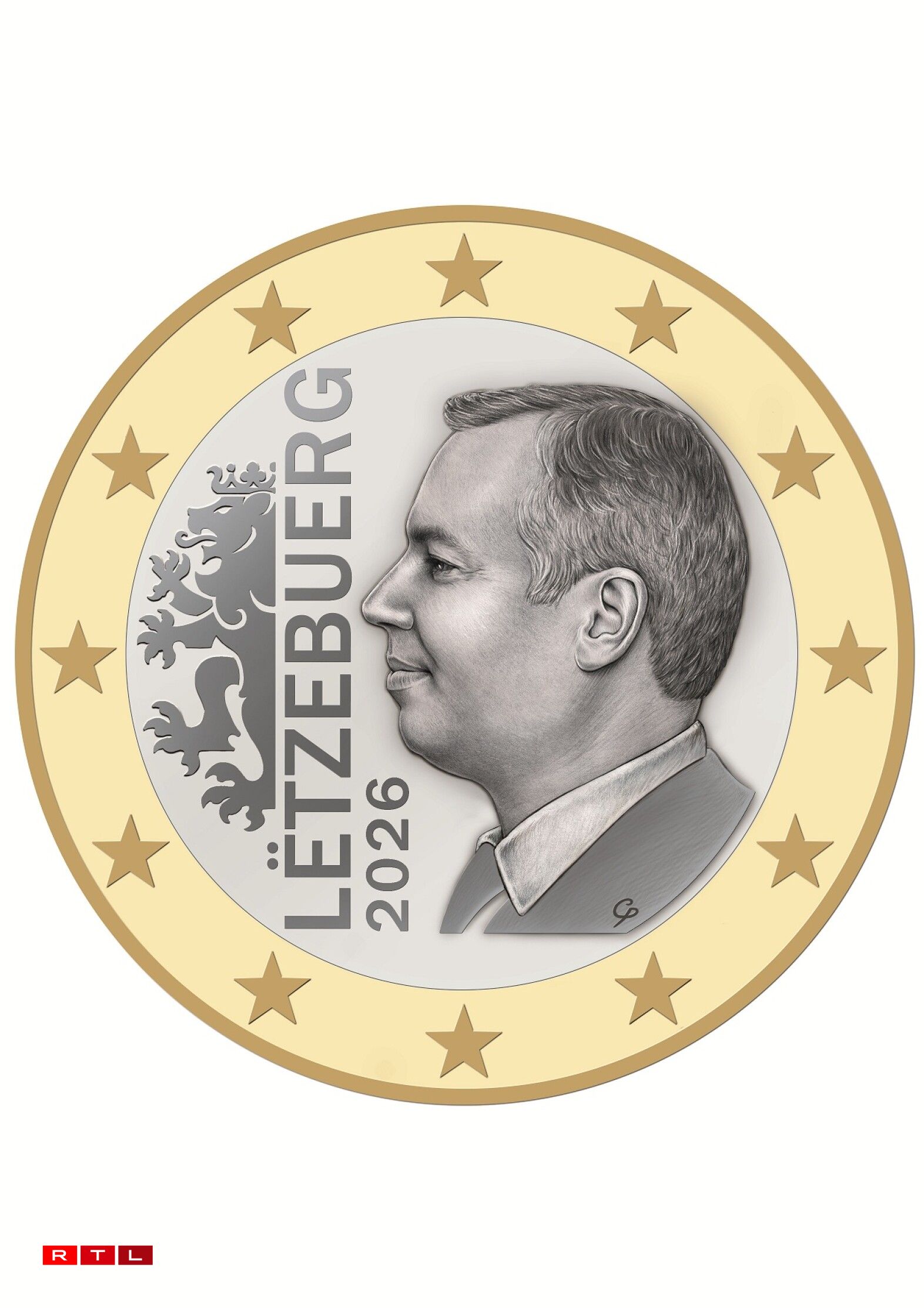 Design of the €1 coin