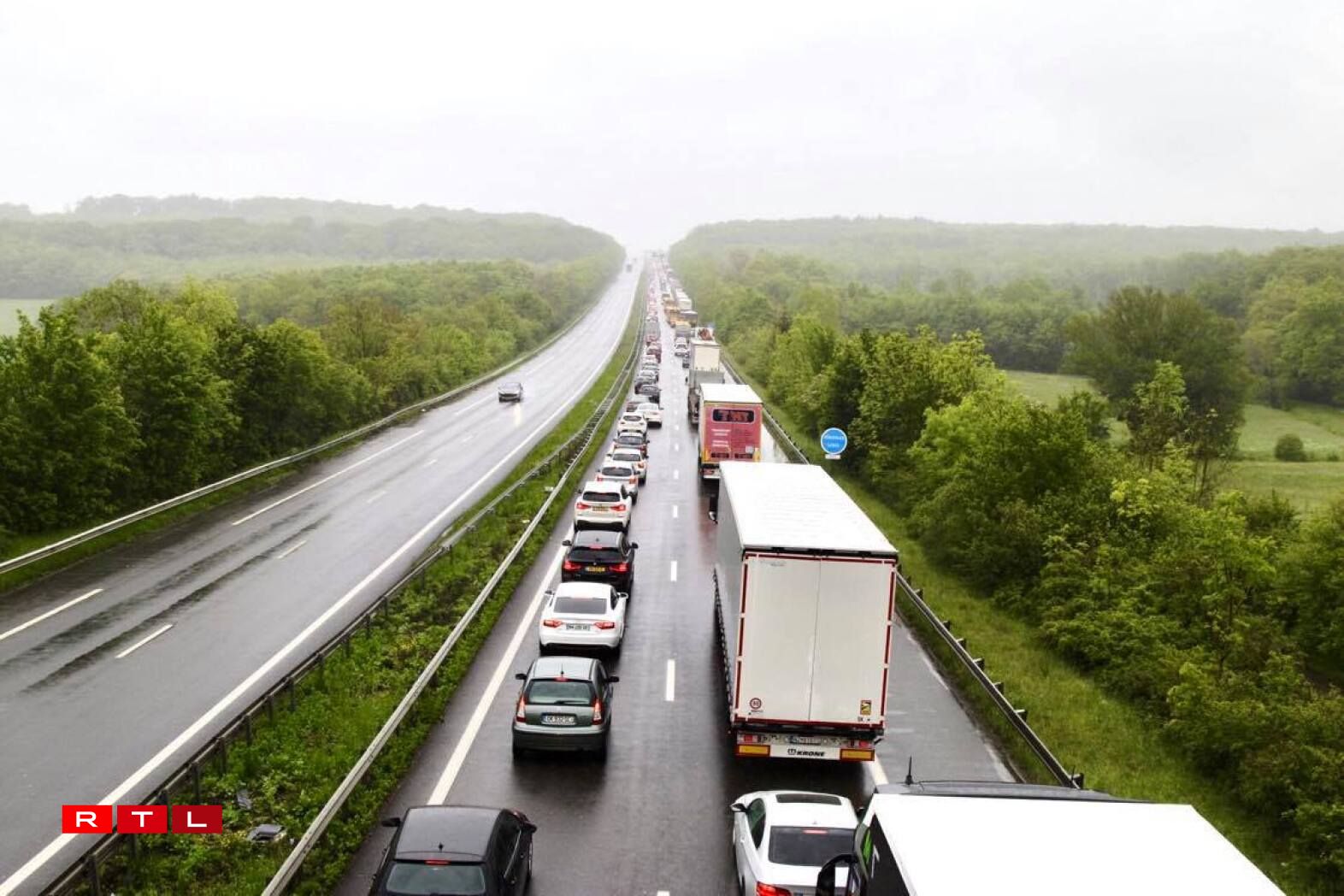 Une partie de l'A31 est à l'arrêt.