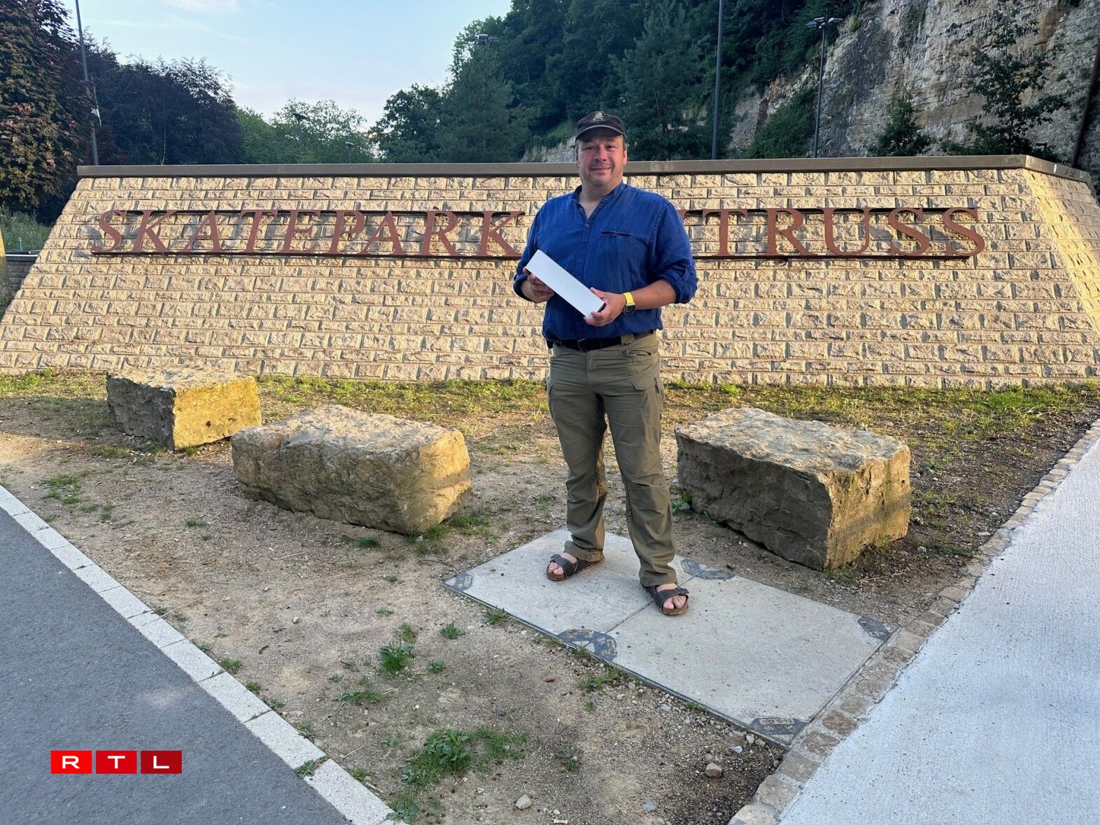 De Jean Linster war ëm 7.20 Auer als éischt op der Plaz an huet domat dës Woch de Präis gewonnen!