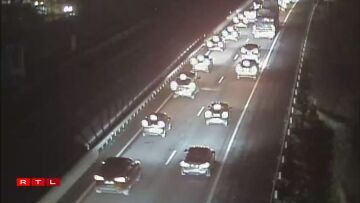 Une photo prise à 17h44 à hauteur de la croix de Bettembourg