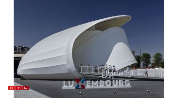 Le pavillon luxembourgeois à Dubaï.