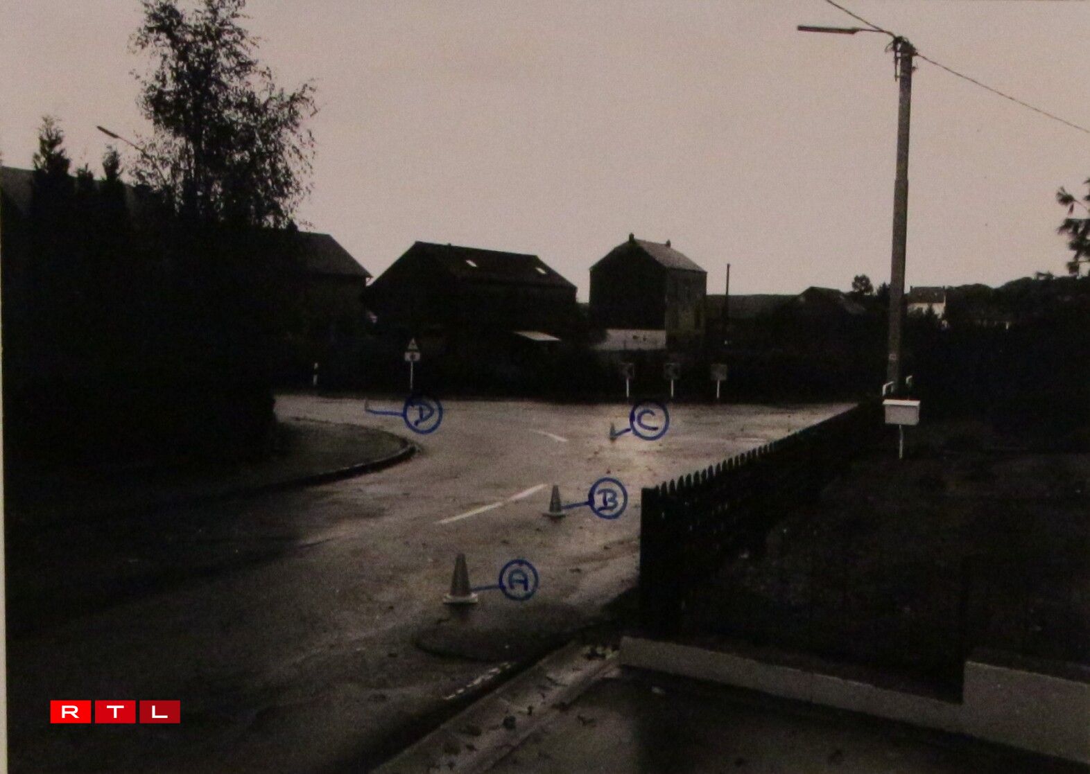 The bend that led to the ultimate crash...