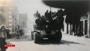 American tank at Hunsdorf junction.
