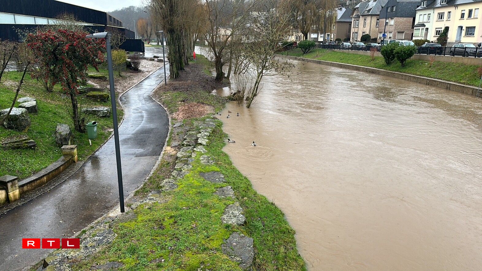 D'Situatioun zu Ettelbréck en Dënschdeg am Nomëtteg.