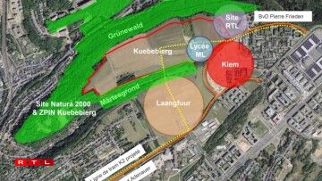 Le site, très étendu, sera situé proche de RTL, de la Luxexpo et doit être desservi par la future ligne de tram.