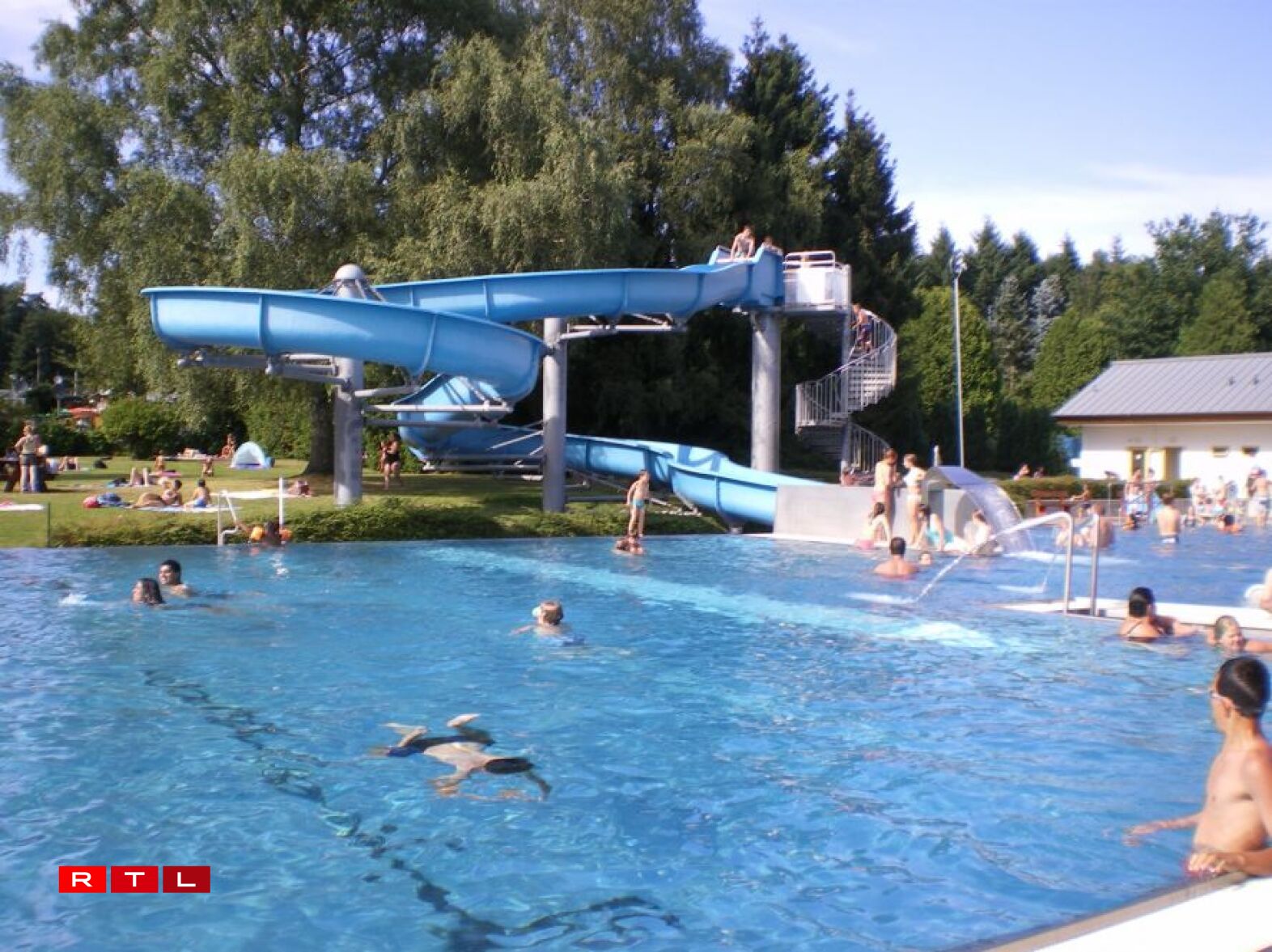 La piscine plein air de Beaufort