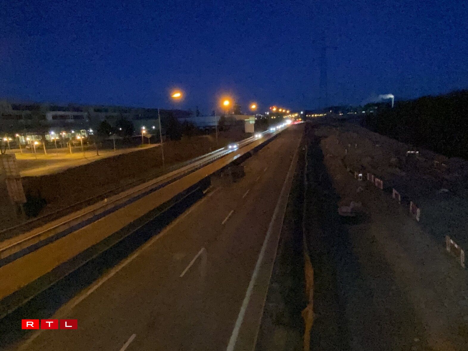 Situatioun zu Esch e Méindeg de Moie géint 6.30 Auer