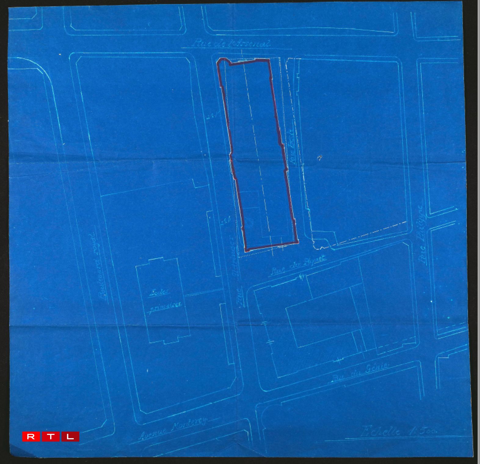 Plan for a museum and library.