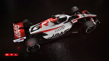 Den neien Auto vun Haas ass fir d'Saison '26 méi wäiss ginn