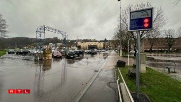 D'Situatioun zu Ettelbréck en Dënschdeg am Nomëtteg.