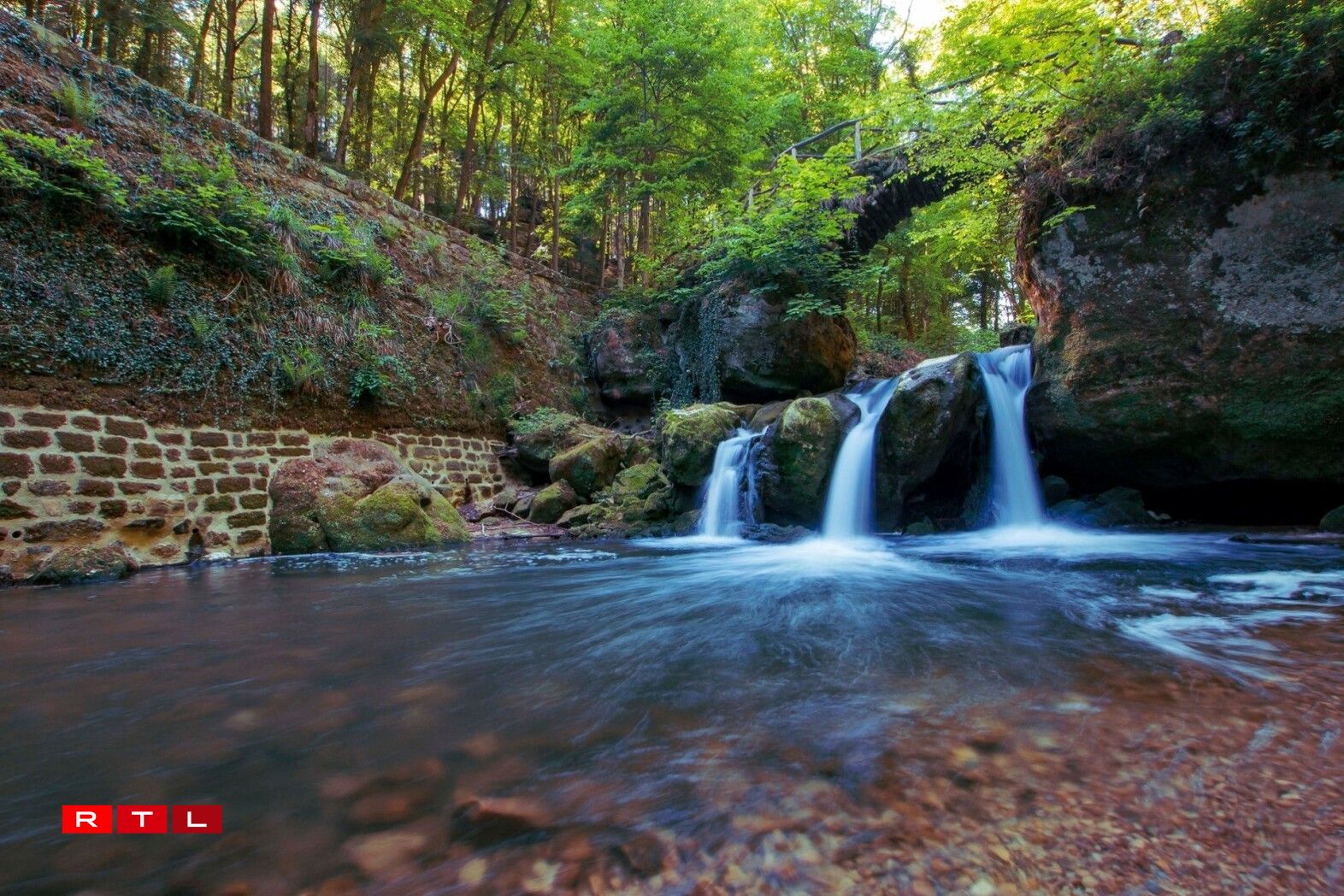 La cascade du Schiessentümpel, à voir au moins une fois si vous vous rendez au Mullerthal.