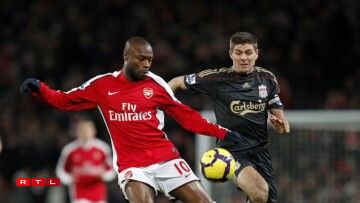 Le Français, William Gallas, lorsqu'il évoluait au sein de l'effectif d'Arsenal en Premier League.