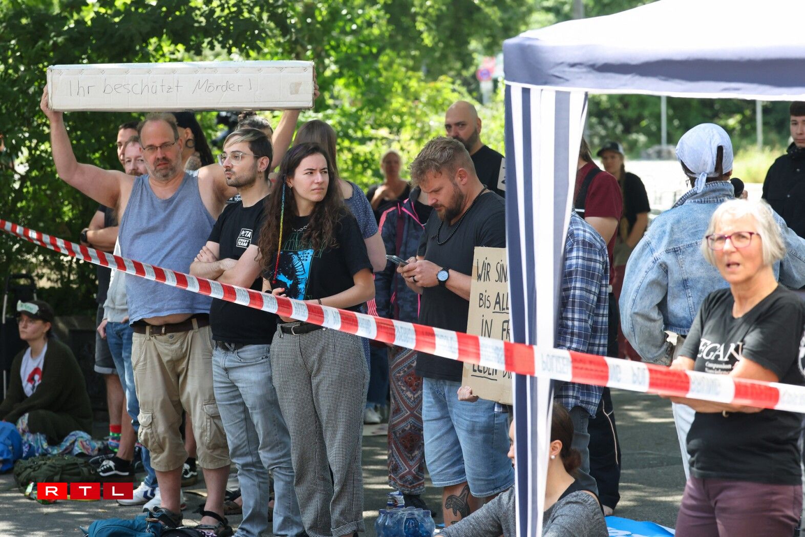 Demonstrante virum Déierepark zu Nürnberg