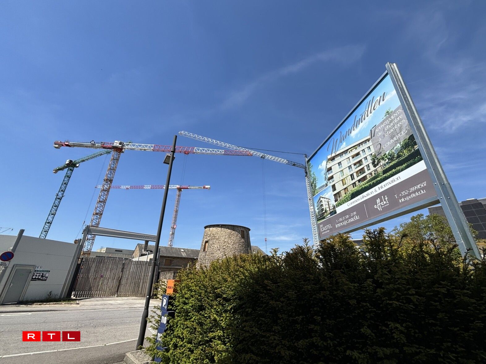 The windmill in Val Fleuri/Belair.