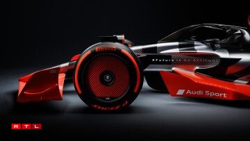 Show car: Esou kéint de F1-Auto vun Audi ausgesinn.