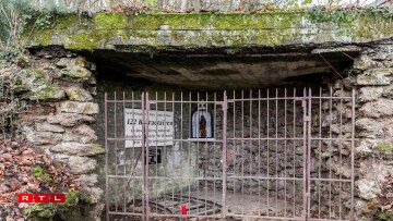 Galerie Hondsbësch near Niederkorn. The decommissioned mine provided refuge to many Luxembourgers who tried to escape conscription.