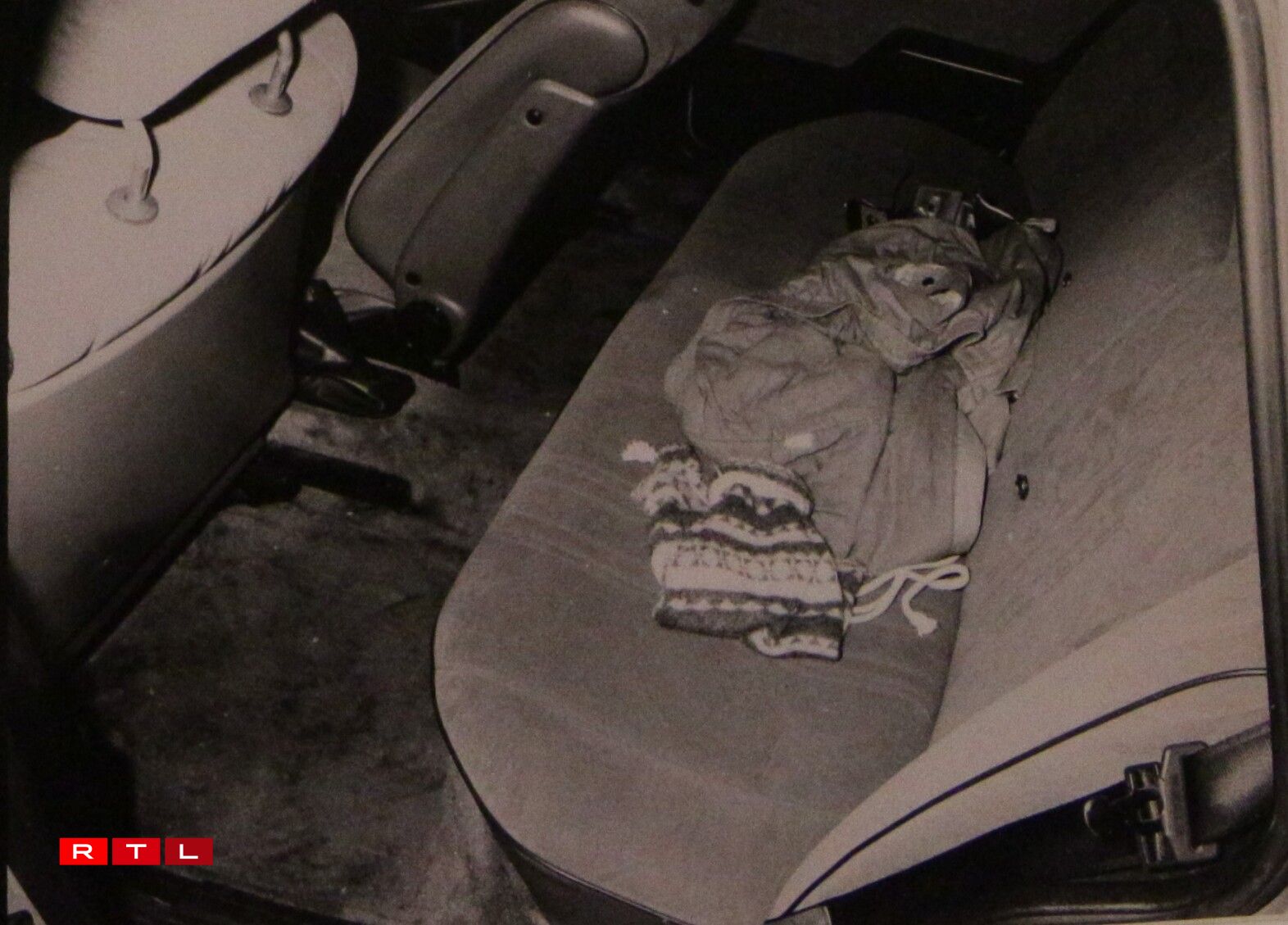 Items left behind in the escape vehicle to distract police.