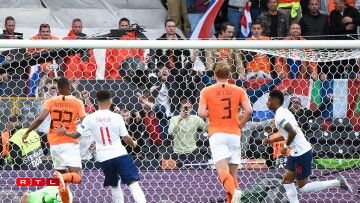 Rashford après avoir ouvert la marque pour l'Angleterre.