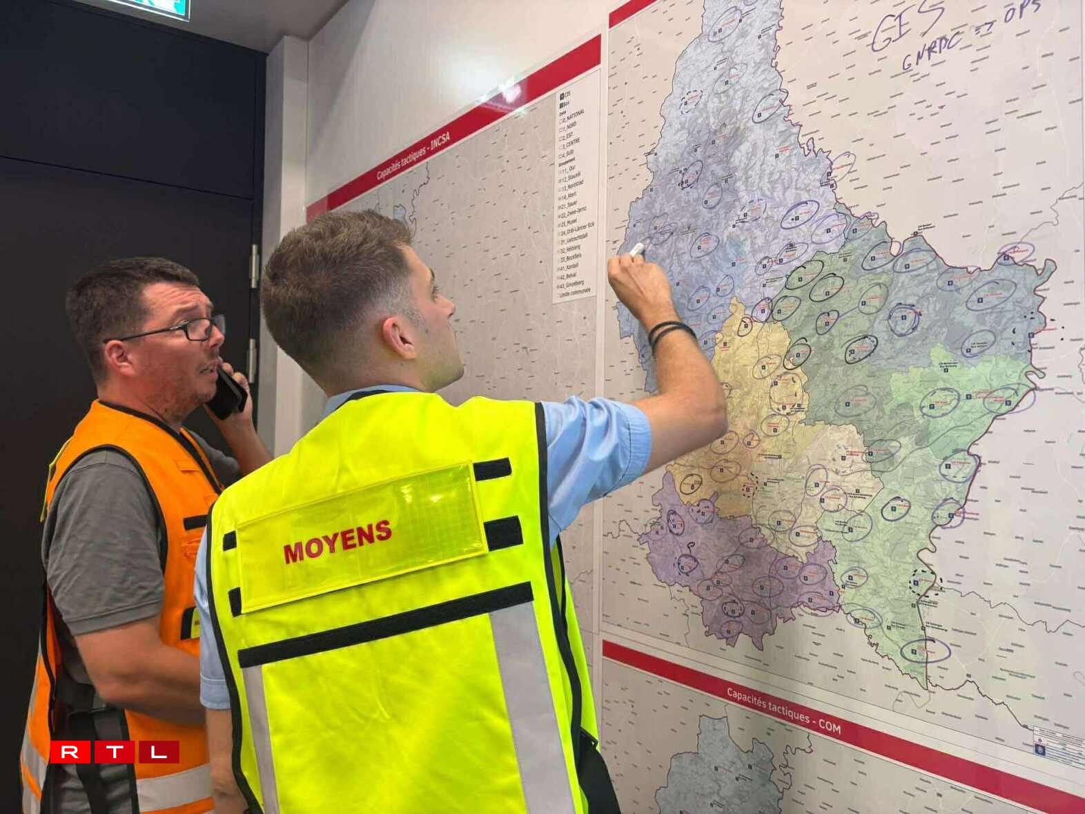 Les services de secours essaient de couvrir tout le territoire malgré les problèmes de communication