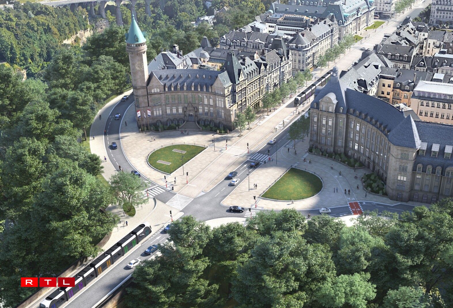 La place de Metz lorsque le chantier sera achevé