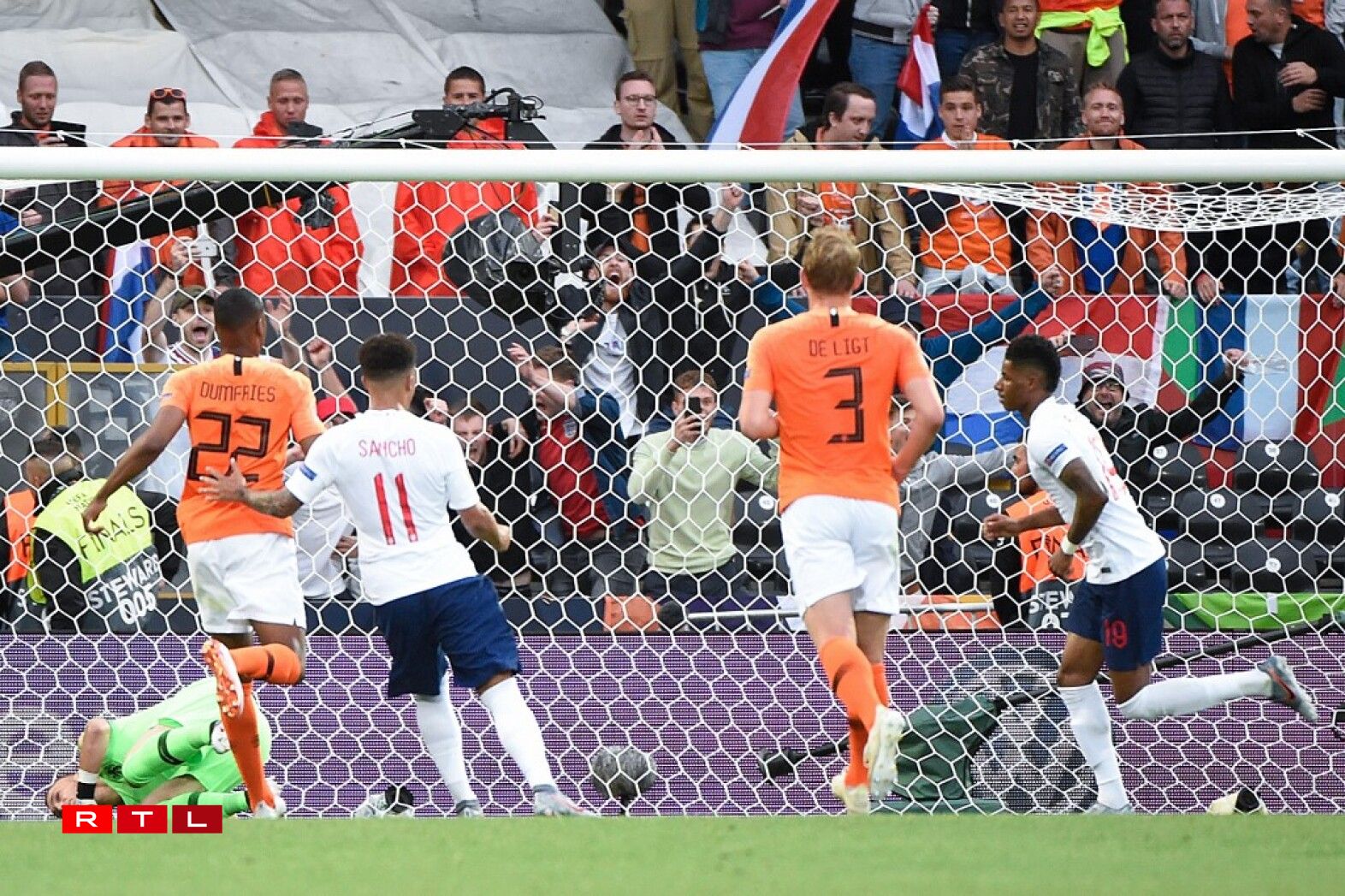 Rashford après avoir ouvert la marque pour l'Angleterre.