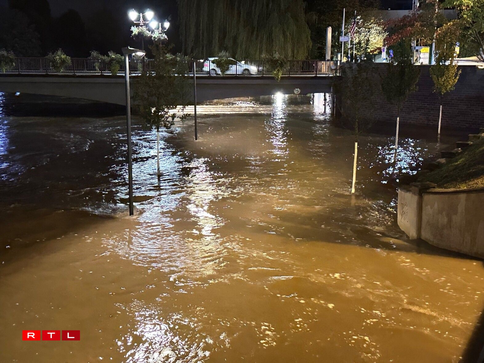Le parking Däich ce jeudi matin à Ettelbruck.