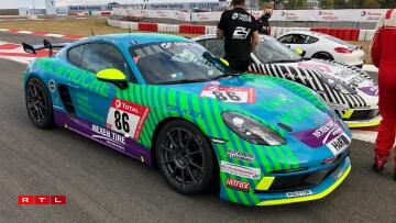 Um Porsche Cayman 718 GTS mat der Startnummer 86 fuere mam Yann Munhowen an Alain Pier direkt 2 Lëtzebuerger.