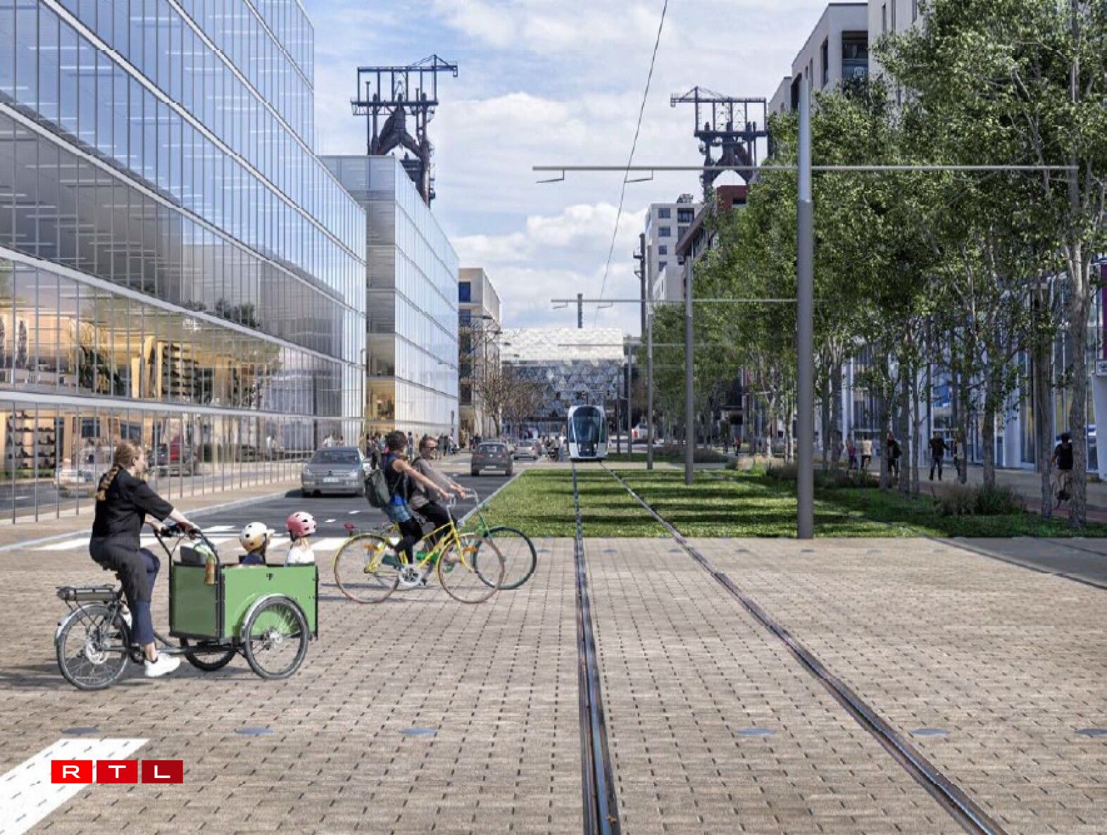 To accommodate the high-speed tram.