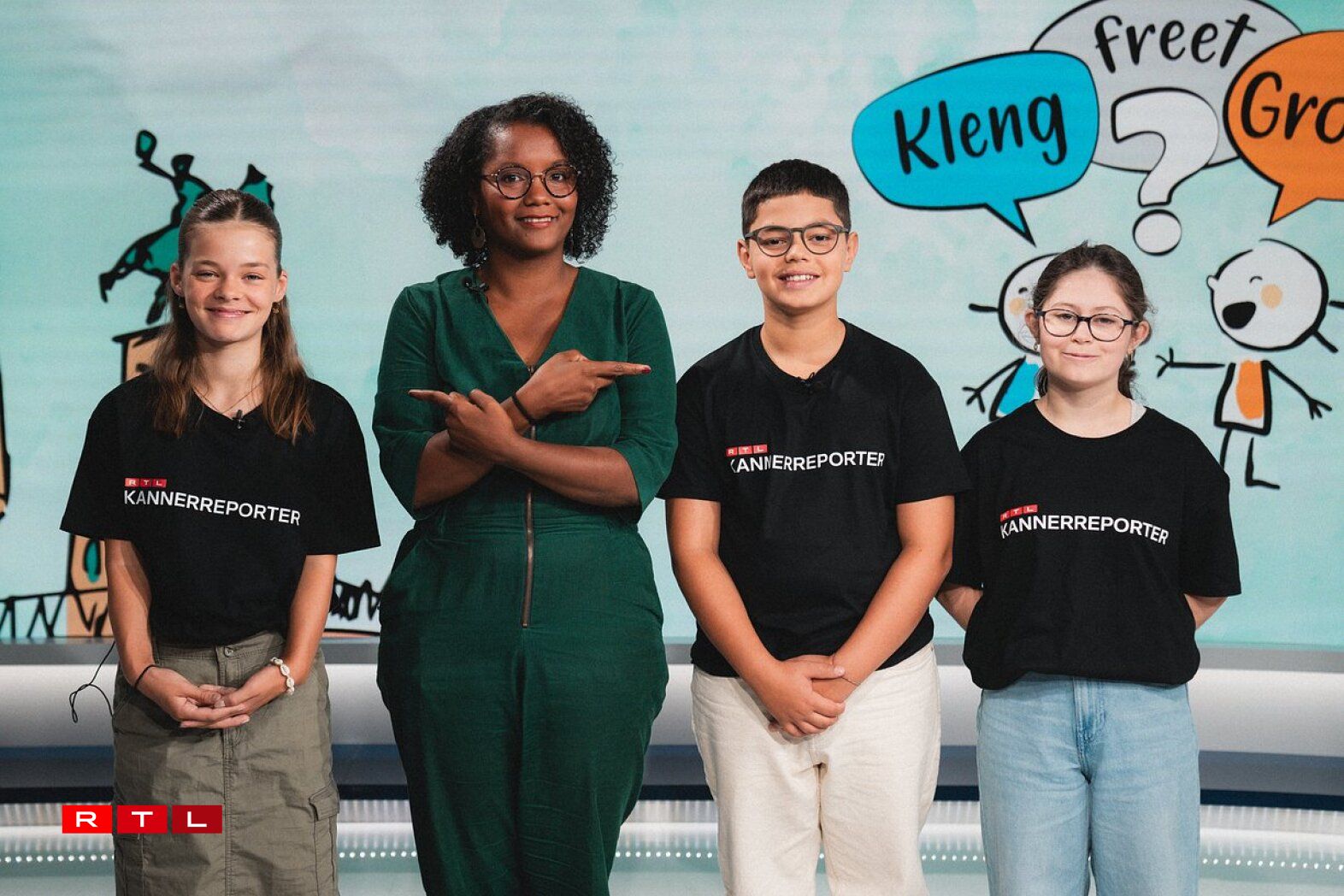 D'Ana Correia Da Veiga vun Déi Lénk gouf vun de Kannerreporter Julie, Ivan a Zoé interviewt.