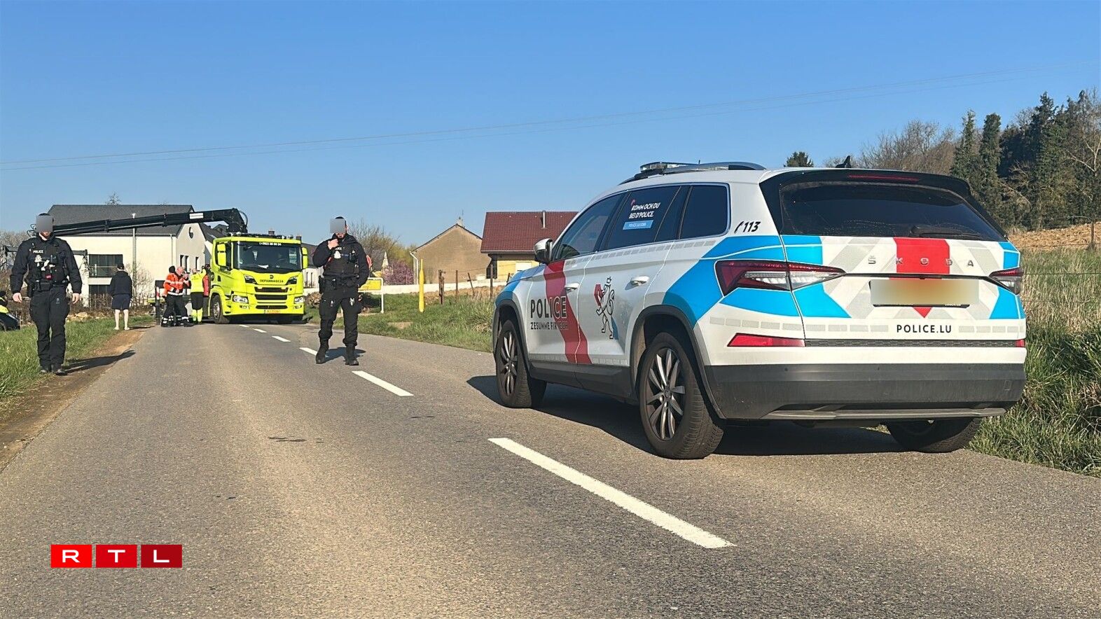 Um Donneschdeg de Moie krute sech um CR172 en Auto an e Camion ze paken.