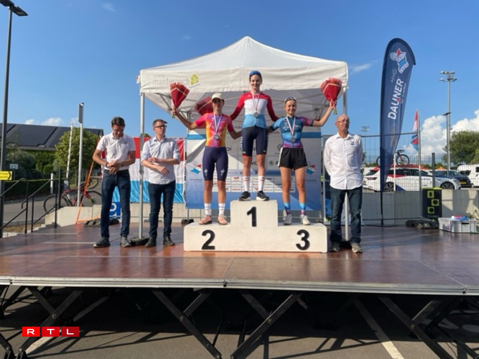 Le podium des Espoirs-dames