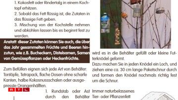 E Rezept vun Natur&Ëmwelt fir Vullefudder selwer ze maachen.