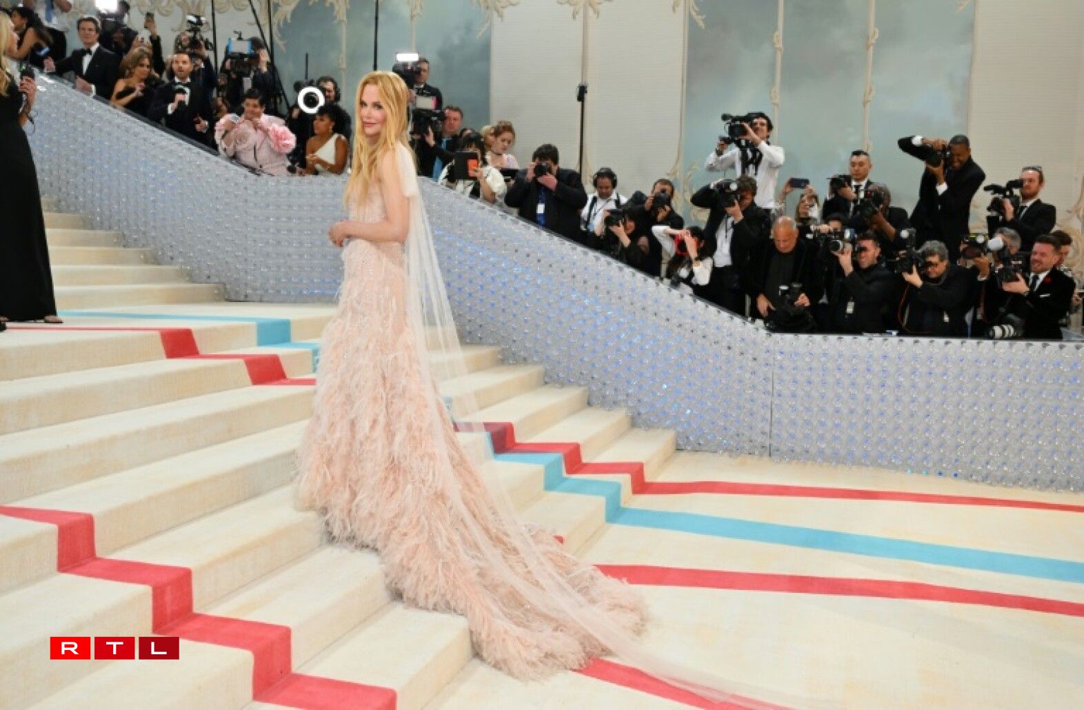 D'Schauspillerin Nicole Kidman hat op der Soirée zu New York Chanel un.