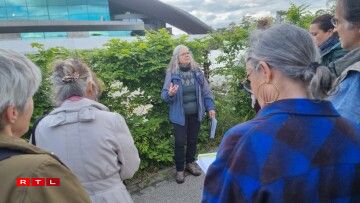 La visite guidée organisée par Viviane Craig dans le Parc Central a duré près de deux heures.