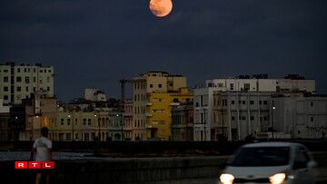 Au-dessus de La Havane à Cuba.