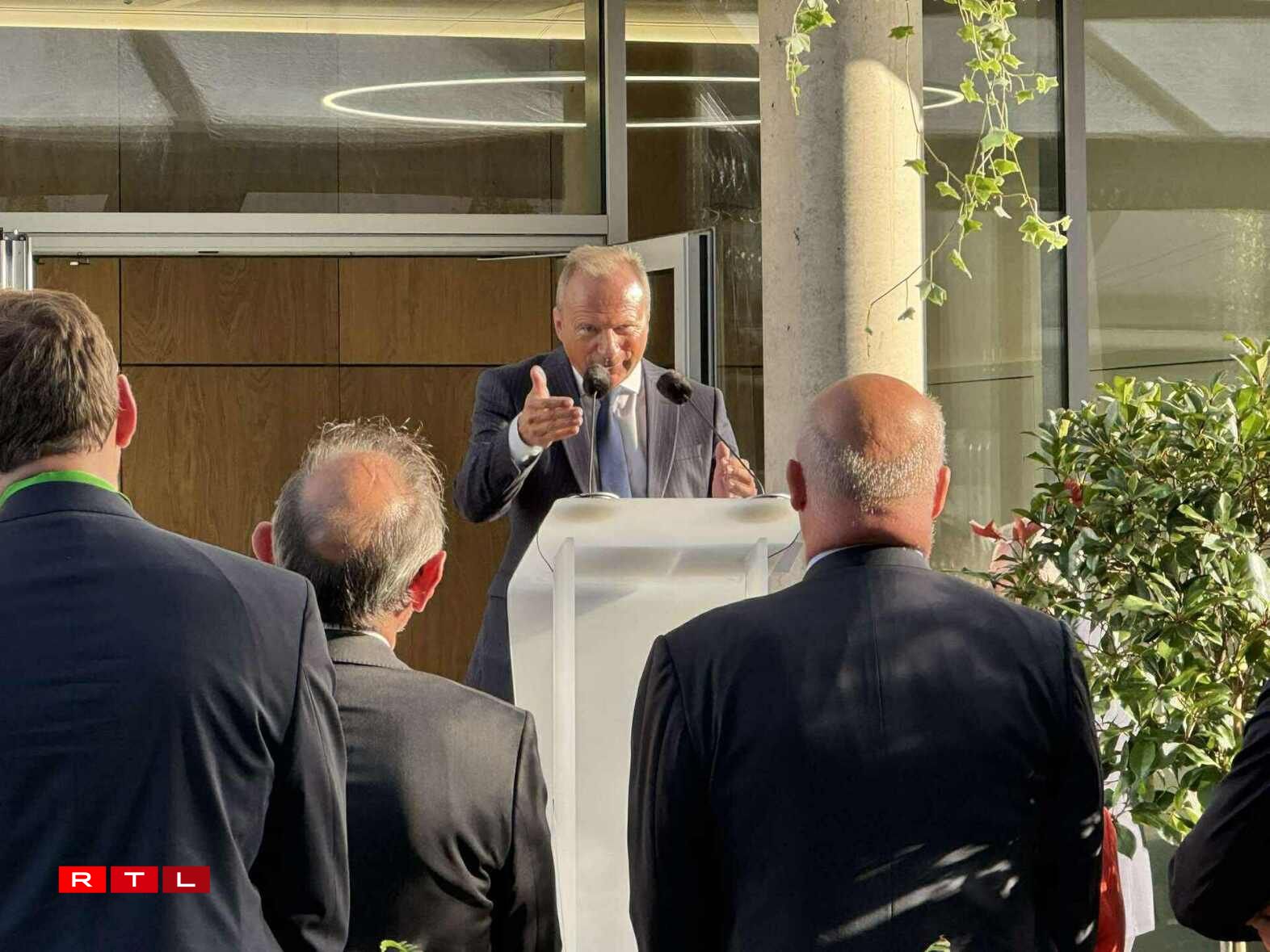 Gilles Roth a donné un discours au Kirchberg le 18 septembre 2025