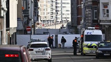 Fotoen no der Explosioun virun enger Synagog zu Léck den 9. Mäerz 2026.