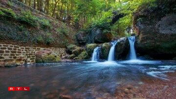 La cascade du Schiessentümpel, à voir au moins une fois si vous vous rendez au Mullerthal.