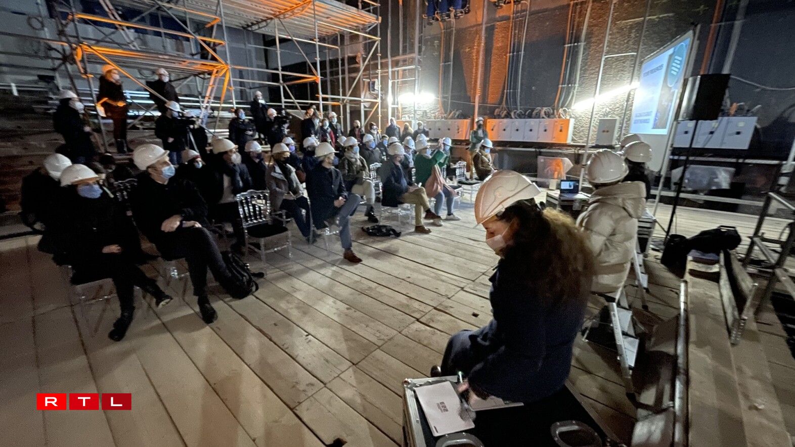Presentatioun vun der Ouverture am fréiere Kino Ariston zu Esch.