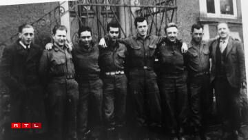 Jean-Pierre Keiser (right) with US soldiers.