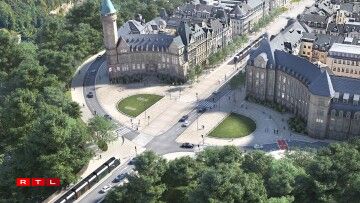 La place de Metz lorsque le chantier sera achevé