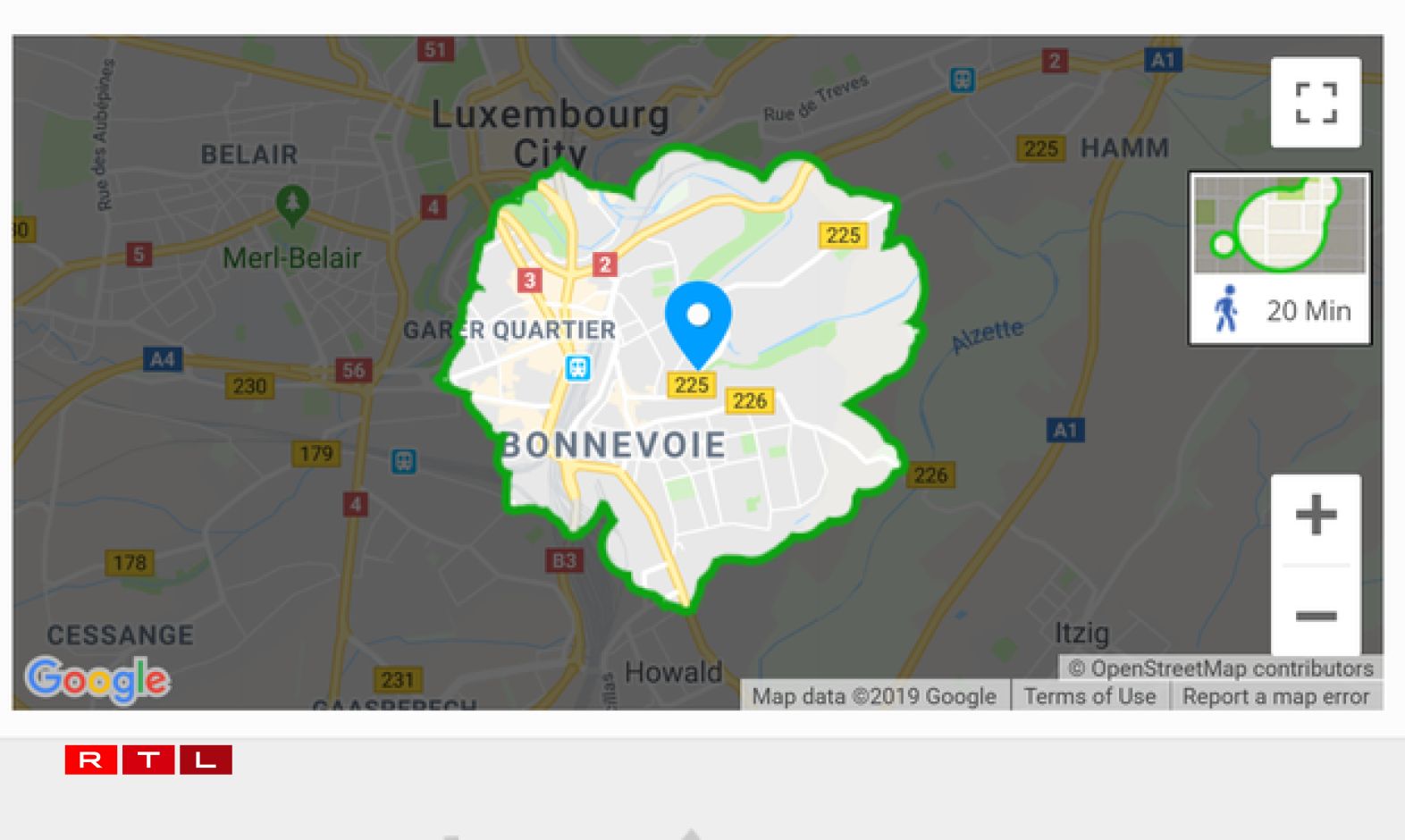 Rue August Charles, Bonnevoie - Car dependent