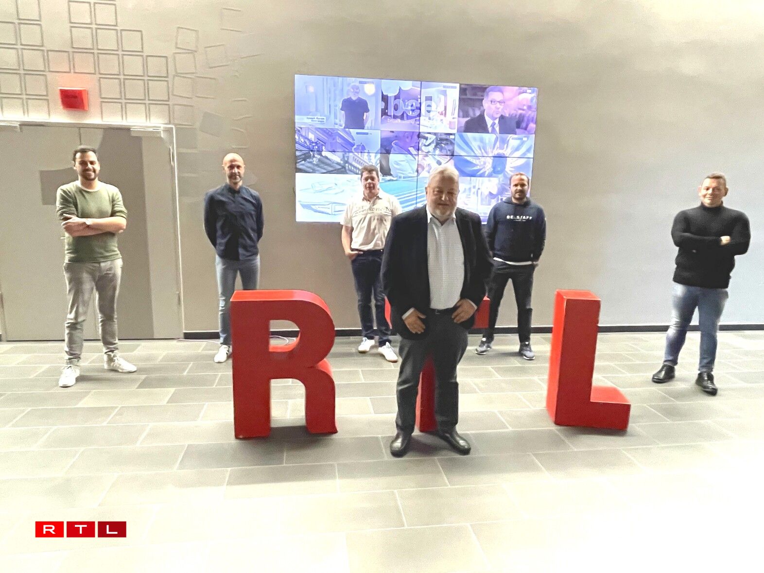 De Robert Goebbels an der RTL City fir den RTL-Afterwork.