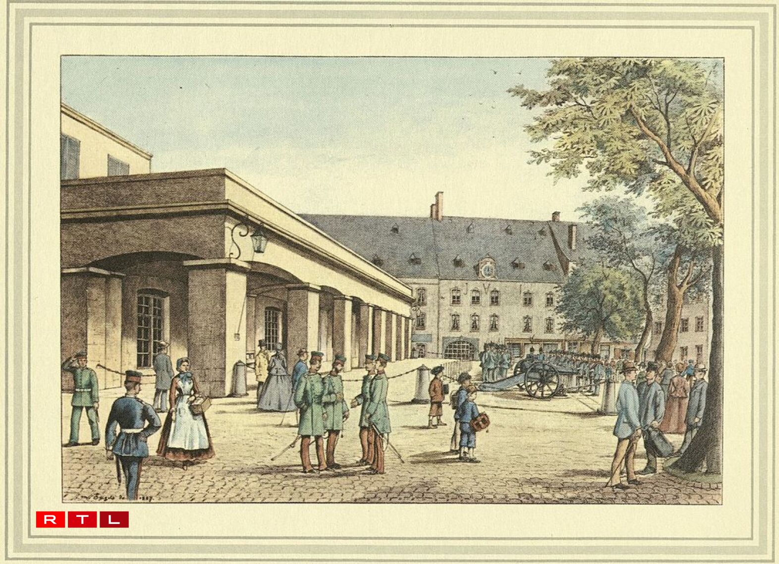 D'Haaptwuecht - Zeechnung vum Kënschtler Michel Engels