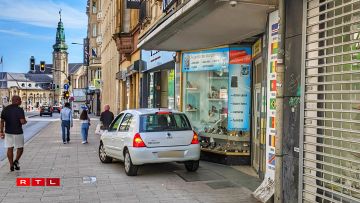 Une photo prise le 21 août 2022 sur l'avenue de la Liberté à Luxembourg