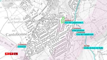 Graff Kartographie vun de Stéierzonen an den zum Zäitpunkt vun der Etüd erfaassten Hielen.