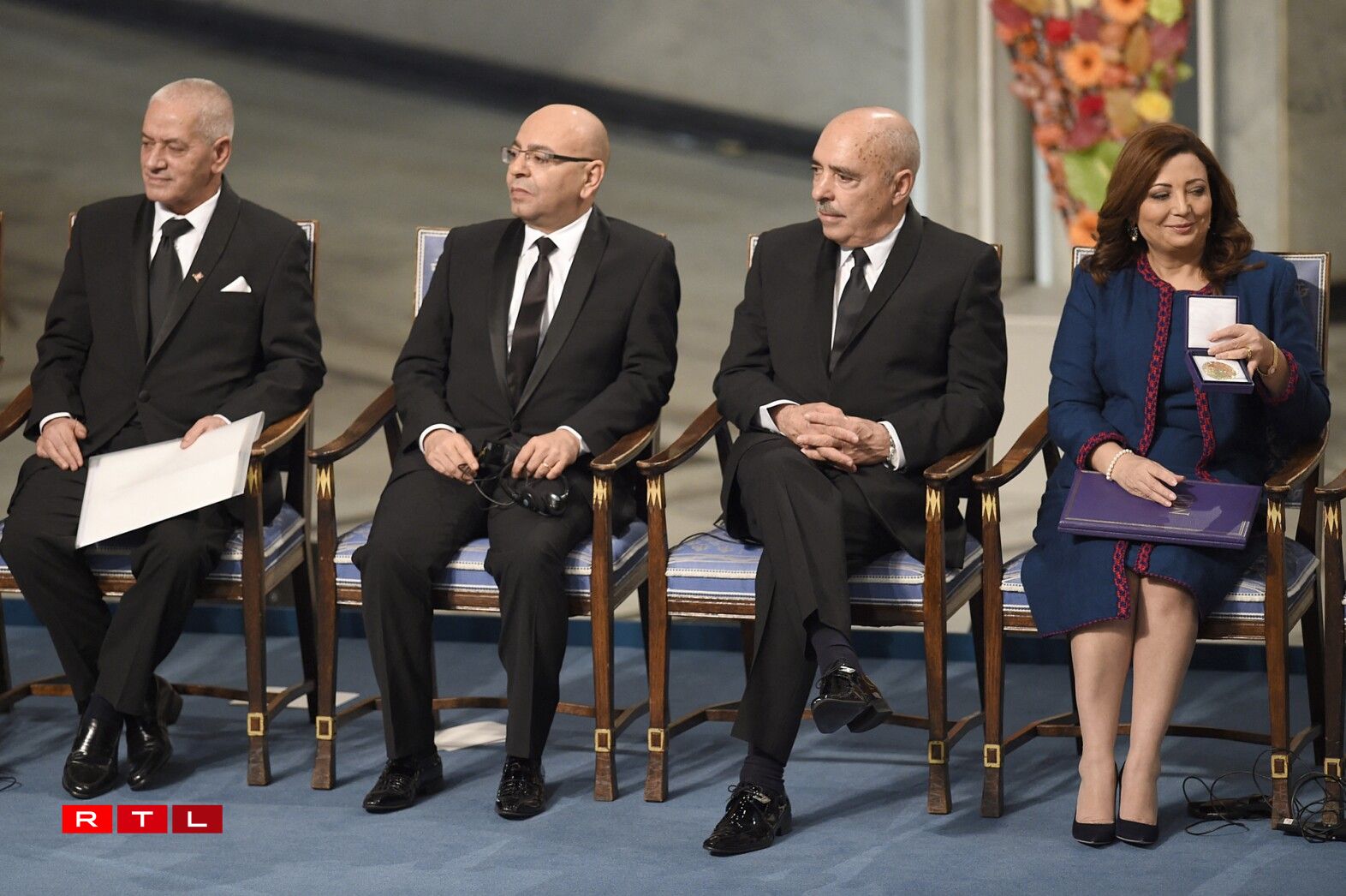 2015: De Präis geet un e Dialog-Quartett aus véier zivilgesellschaftlechen Organisatiounen aus Tunesien, déi