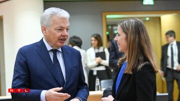 D'Elisabeth Margue mam EU-Kommissär Didier Reynders.