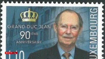 En 2011, c'est le 90e anniversaire du Grand-Duc qui lui vaut, une nouvelle fois, de figurer sur un timbre.